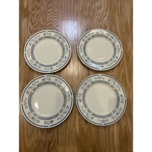 Set 4 Minton PENROSE Fine Bone China Bread Plates 6.5” ENGLAND Royal Doulton